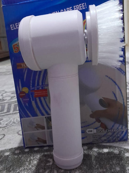 فرشاة التنظيف الكهربائية السحرية 5 في 1